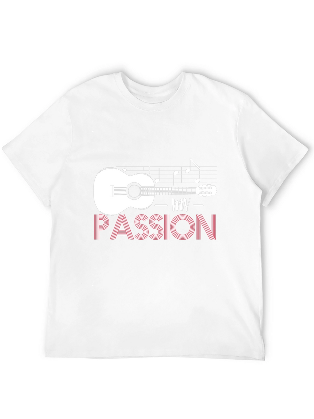 Music Passion T-Shirt - Guitar Graphic Tee