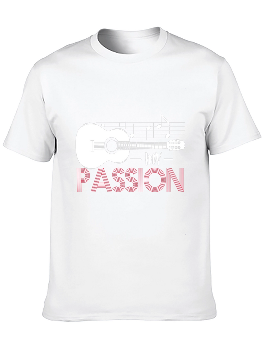 Music Passion T-Shirt - Guitar Graphic Tee