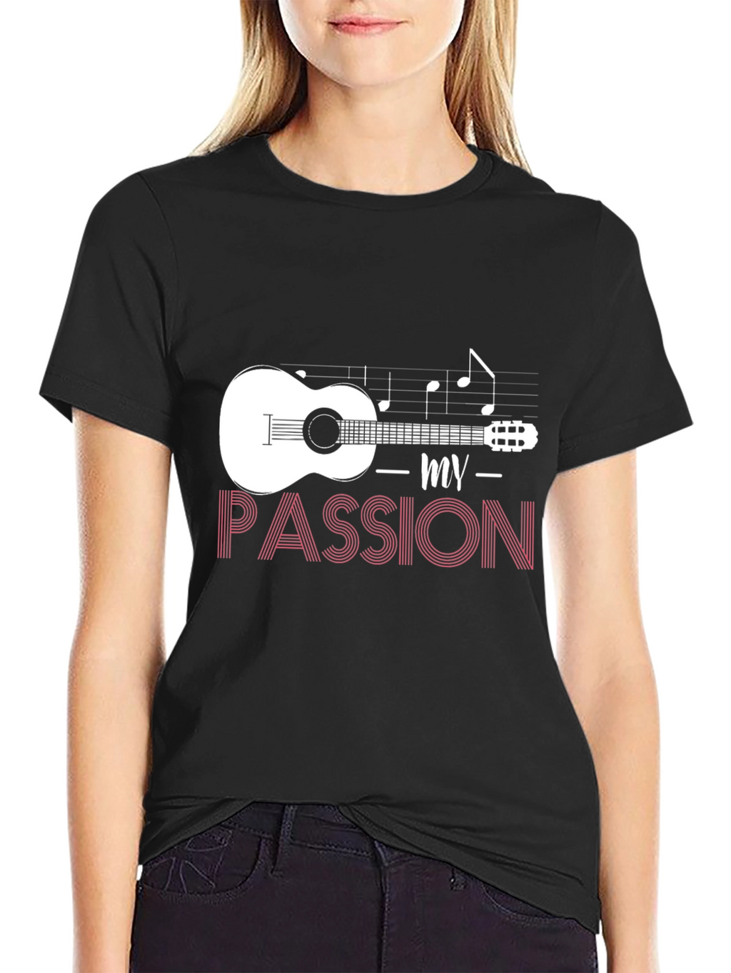 Music Passion T-Shirt - Guitar Graphic Tee