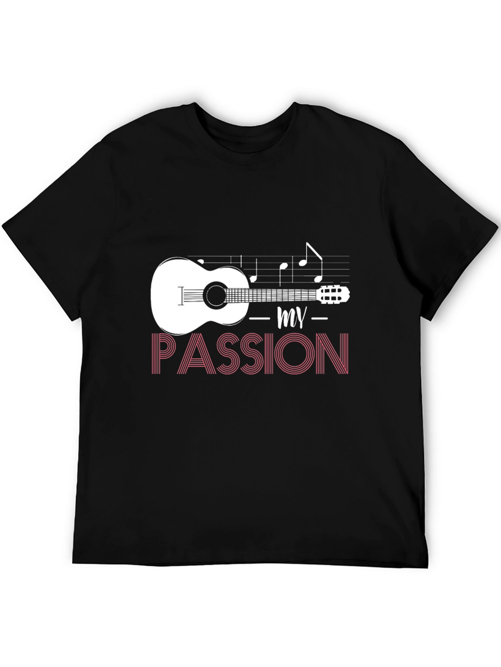 Music Passion T-Shirt - Guitar Graphic Tee