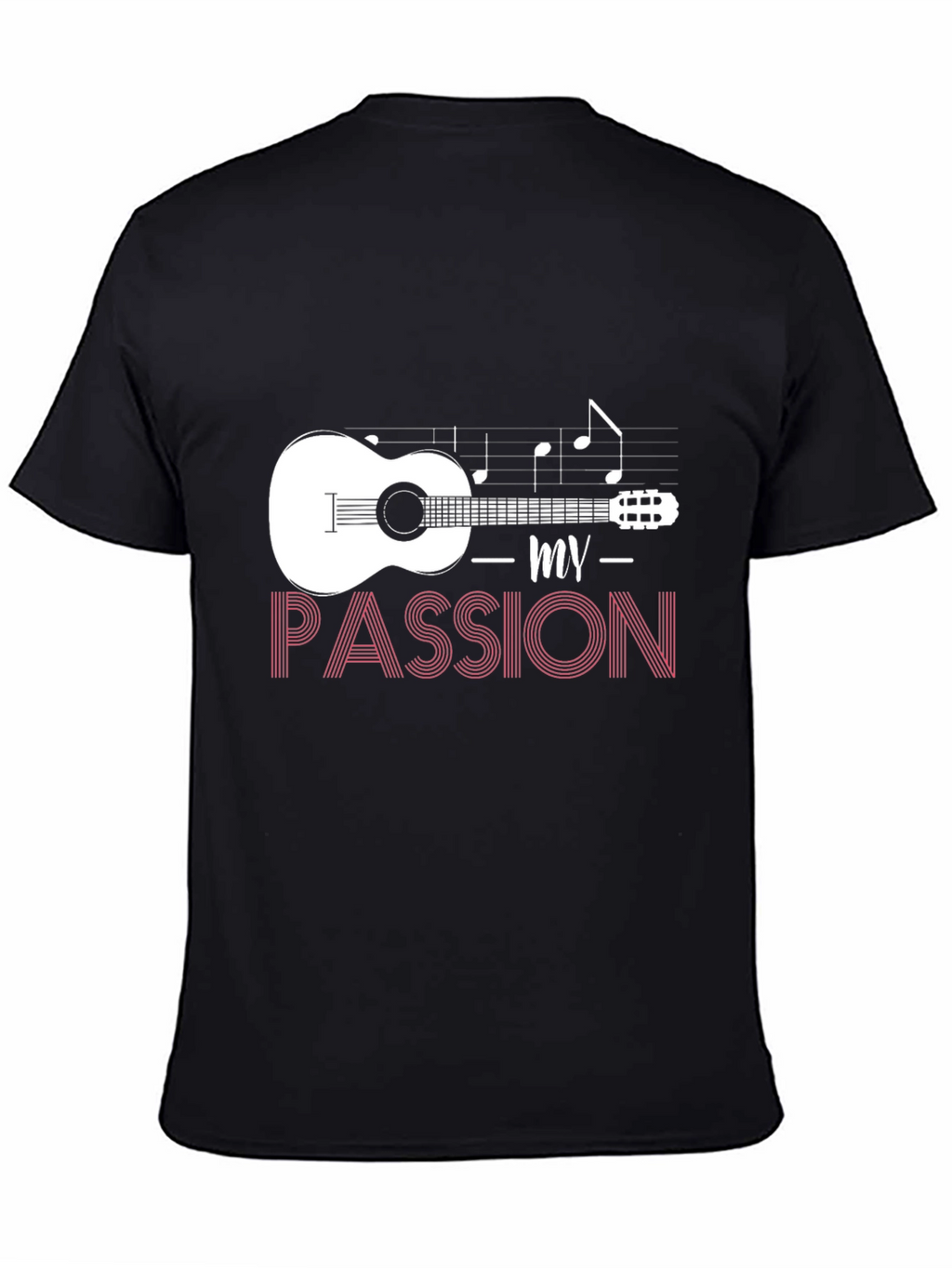 Music Passion T-Shirt - Guitar Graphic Tee