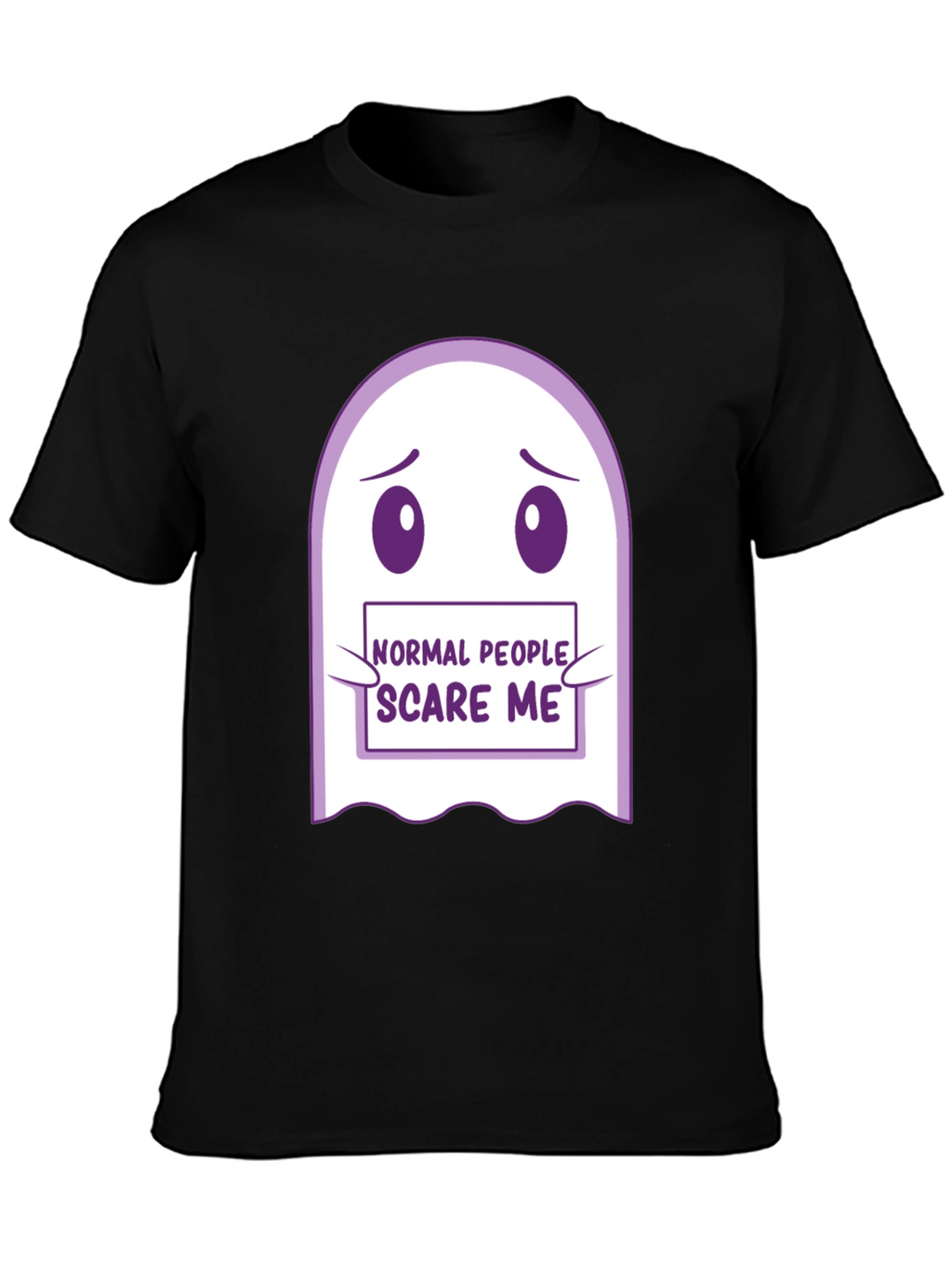 Normal People Scare Me Ghost T-Shirt
