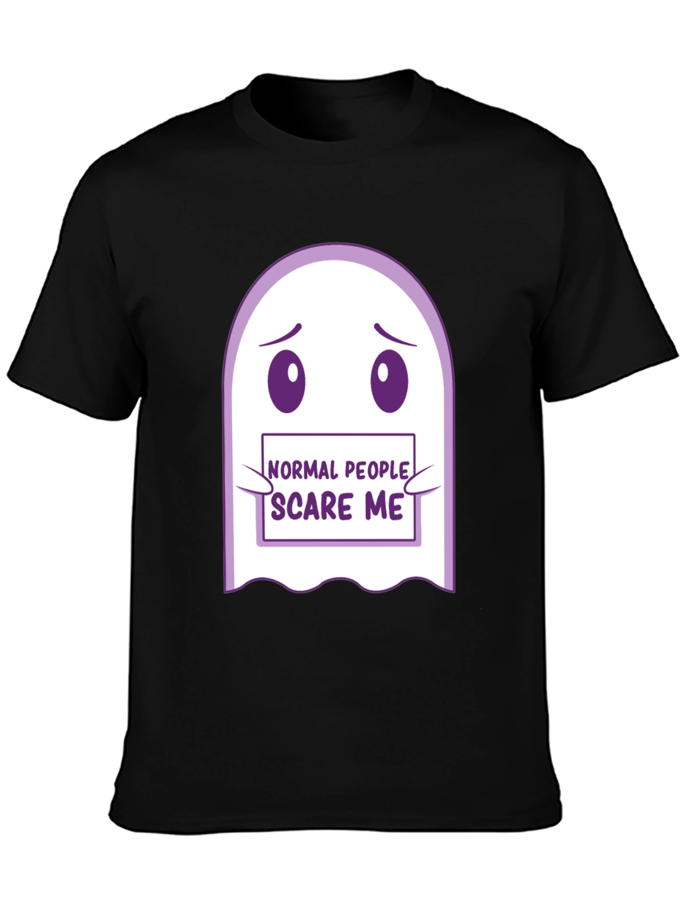 Normal People Scare Me Ghost T-Shirt
