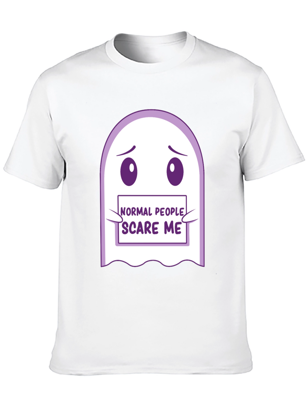 Normal People Scare Me Ghost T-Shirt