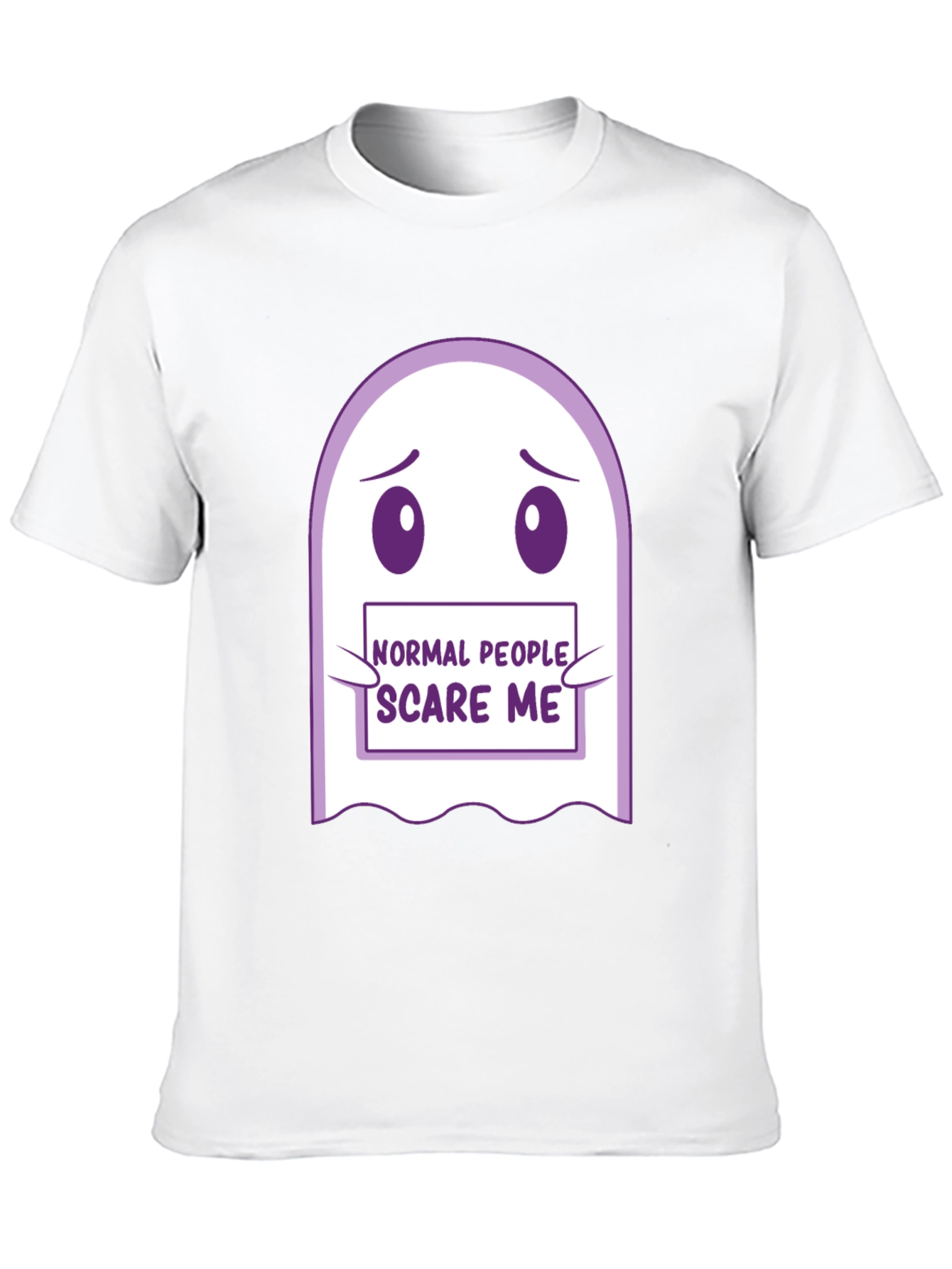 Normal People Scare Me Ghost T-Shirt