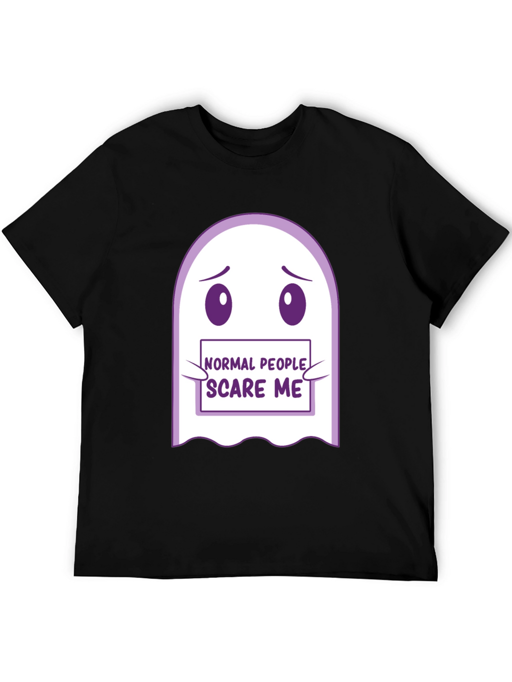 Normal People Scare Me Ghost T-Shirt