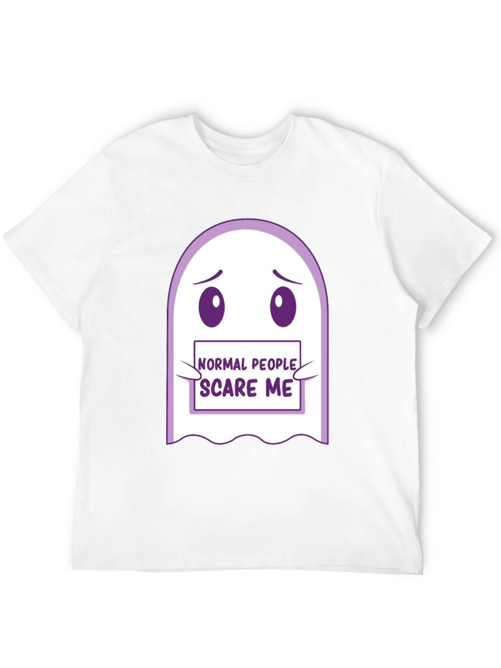 Normal People Scare Me Ghost T-Shirt