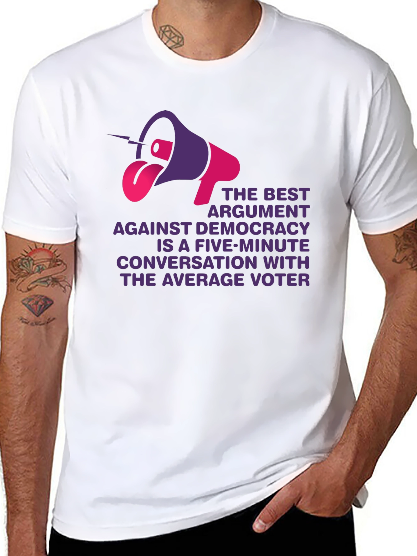 Democracy Argument T-Shirt - Voter Conversation Tee