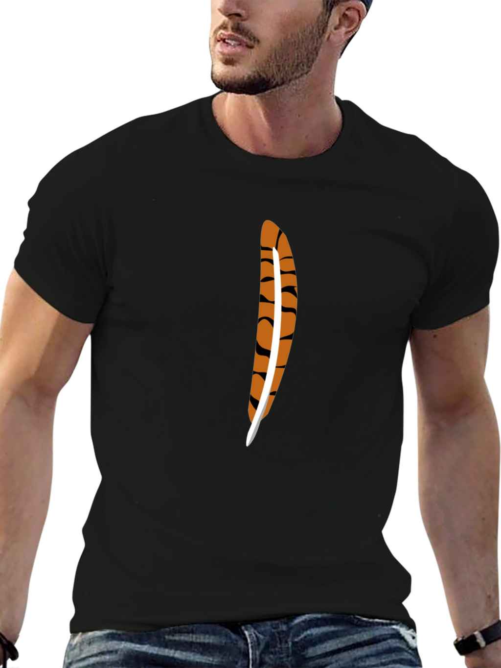 Feather Graphic Tee - Casual Style