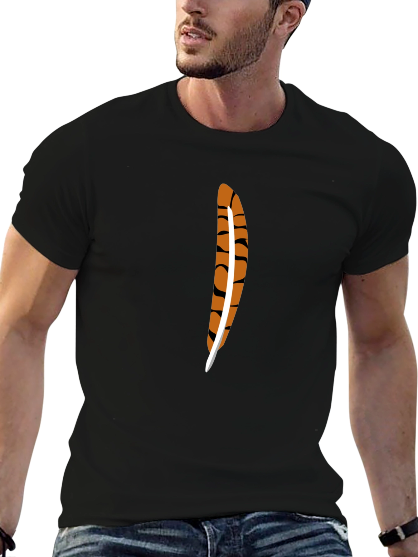 Feather Graphic Tee - Casual Style