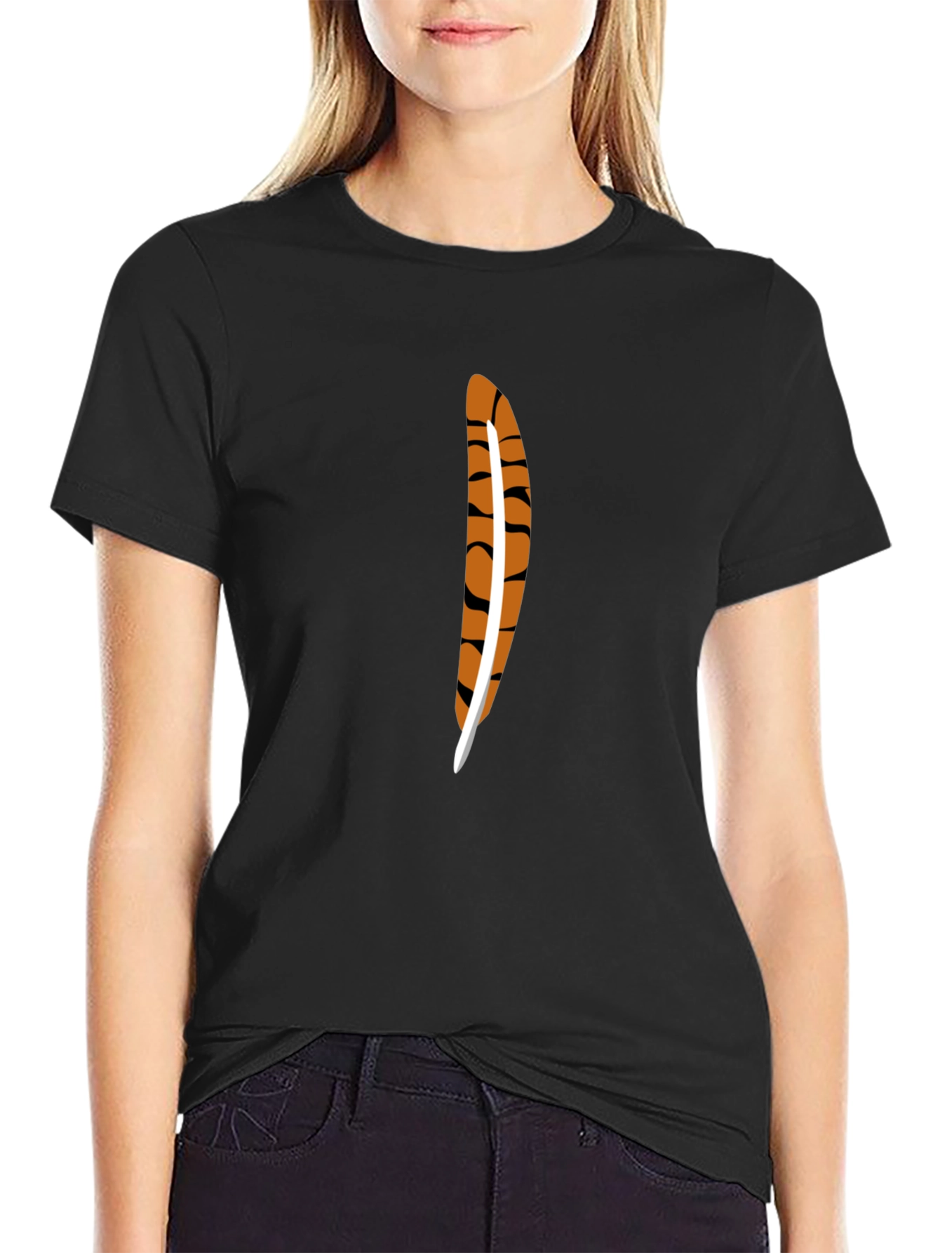 Feather Graphic Tee - Casual Style