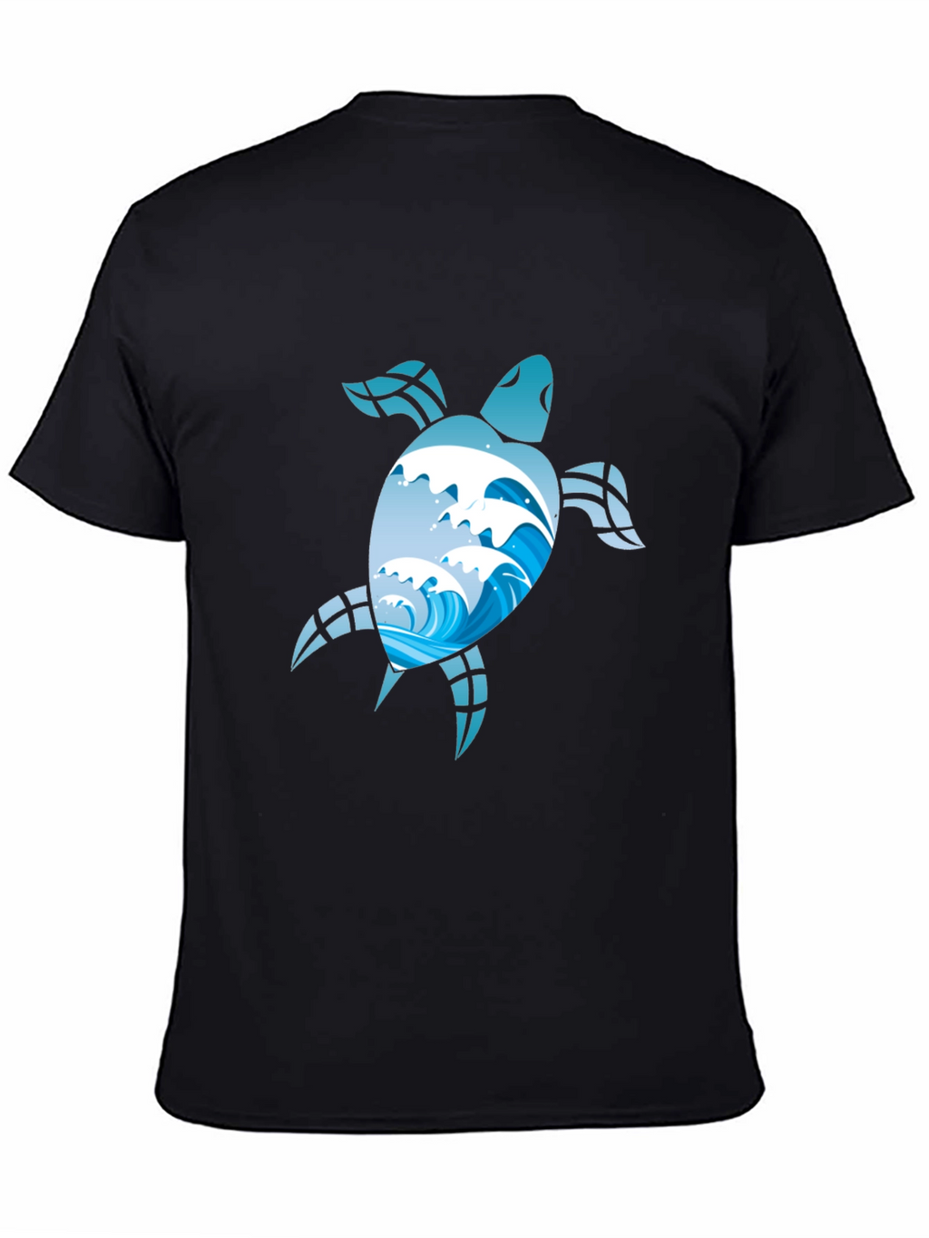 Ocean Wave Turtle Graphic Tee