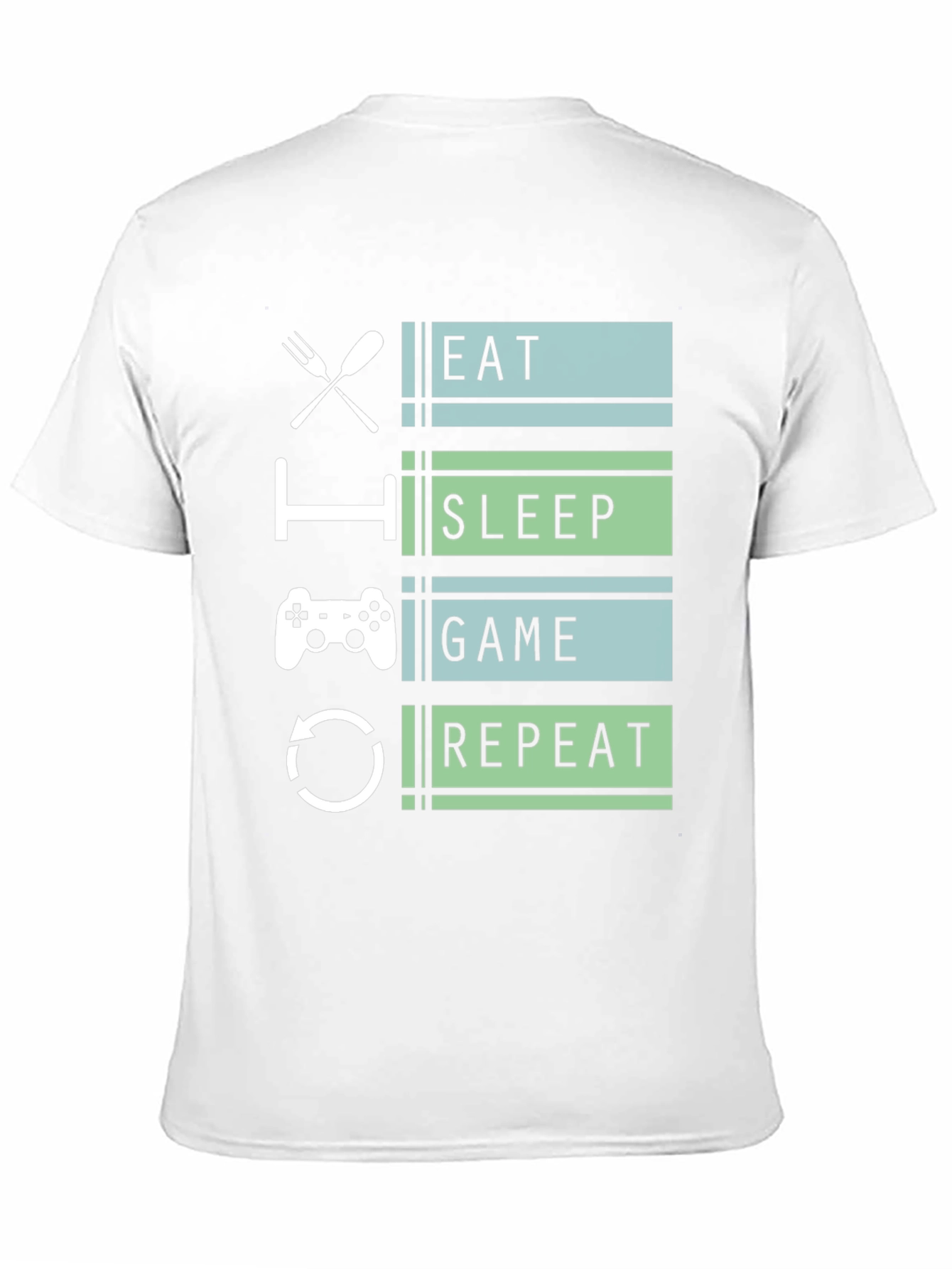 Eat Sleep Game Repeat Gamer T-Shirt