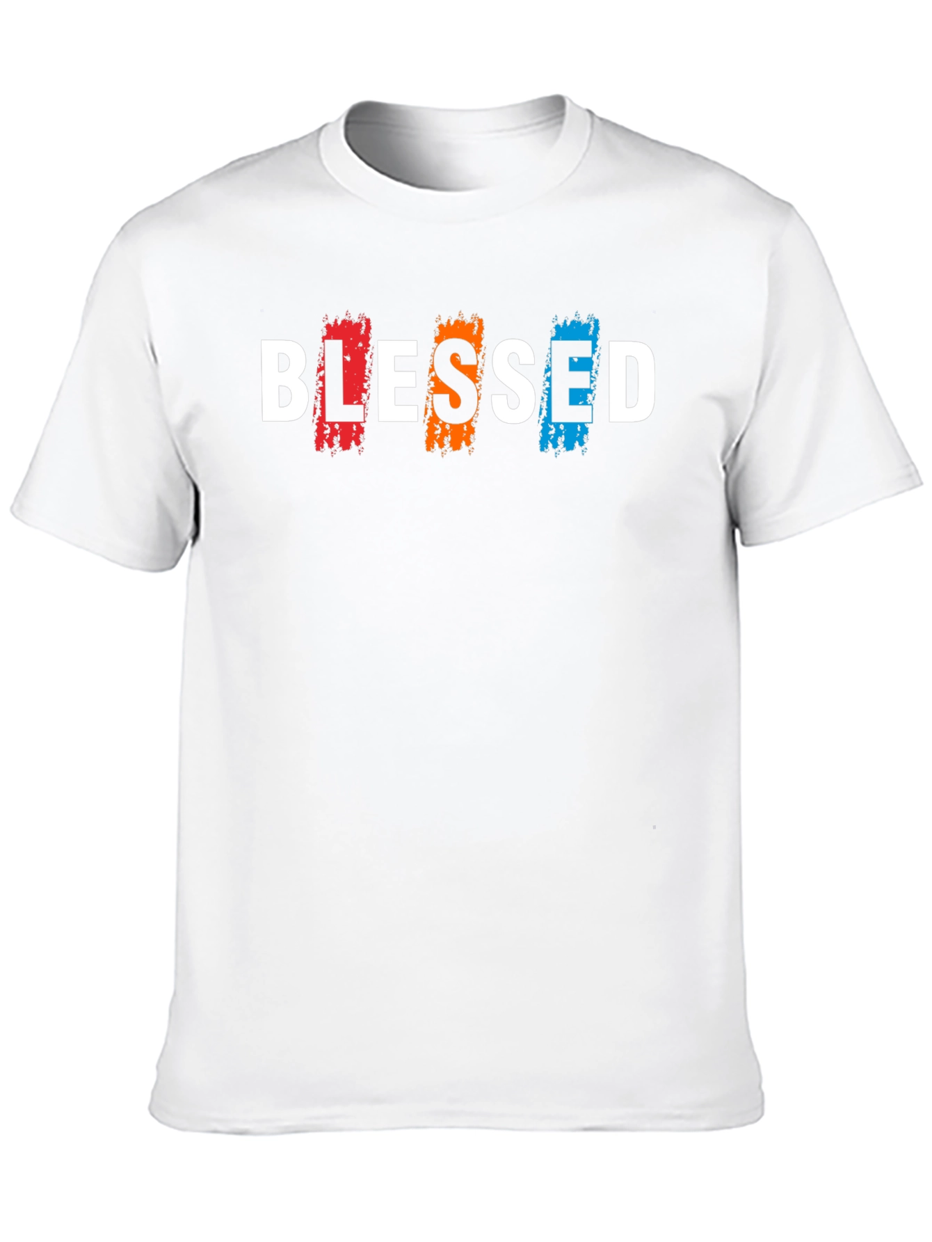 Blessed Graphic Print Black T-Shirt