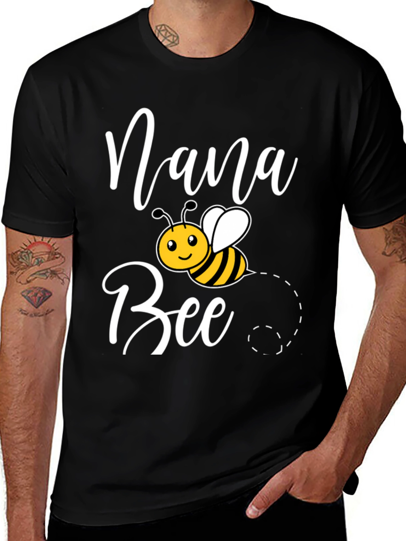 Nana Bee Graphic T-Shirt - Cute & Stylish