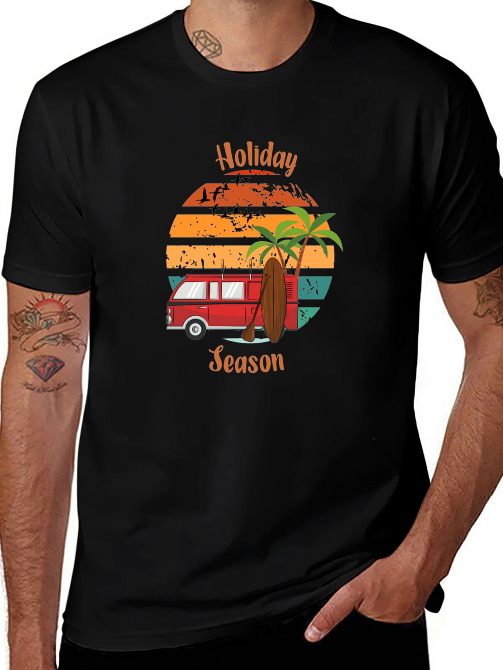 Holiday Season Van Graphic Tee