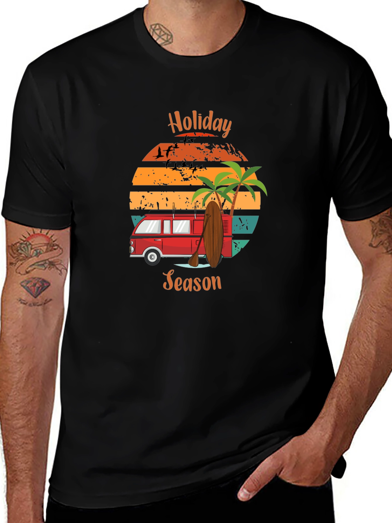 Holiday Season Van Graphic Tee