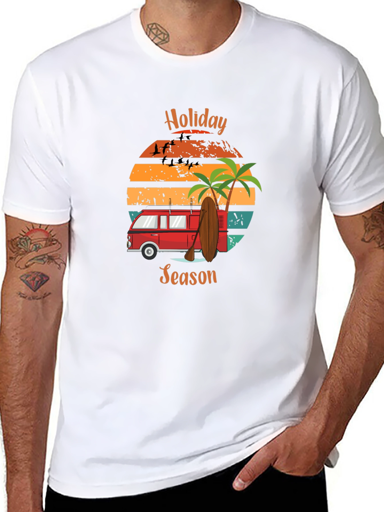 Holiday Season Van Graphic Tee