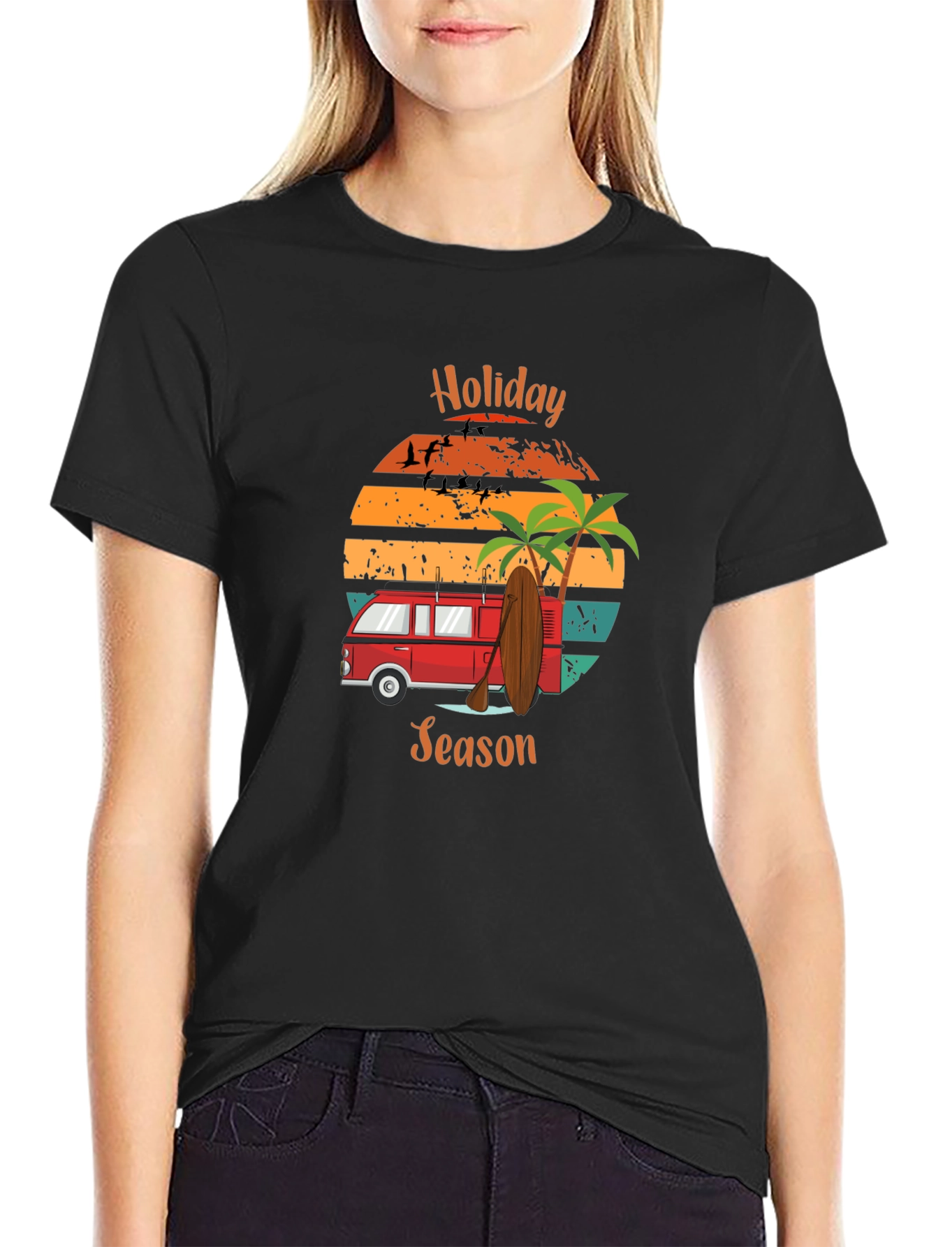 Holiday Season Van Graphic Tee