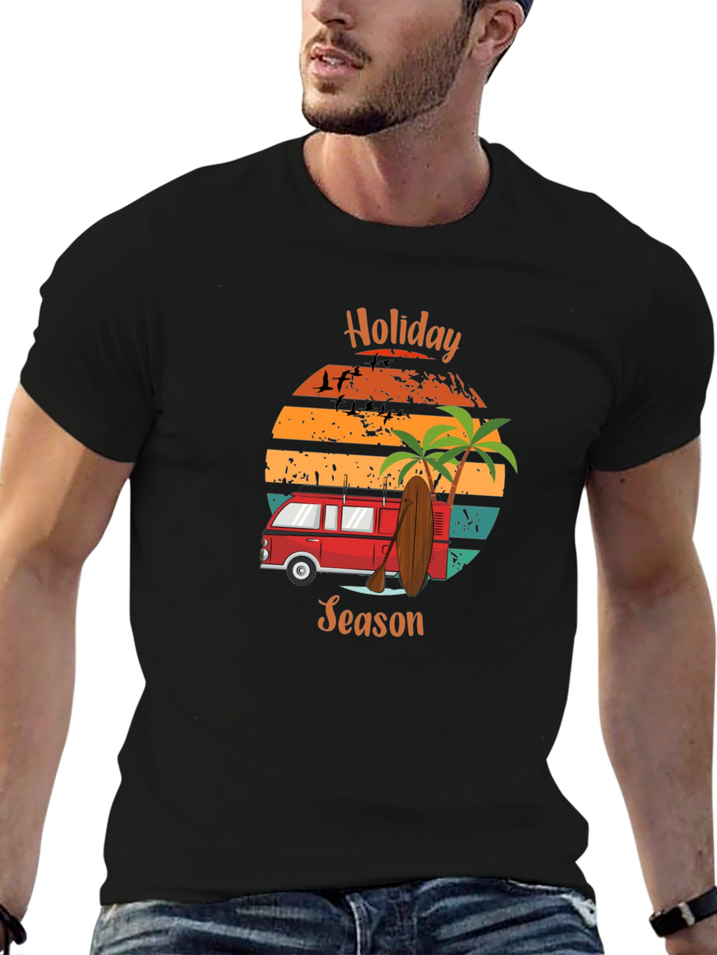 Holiday Season Van Graphic Tee