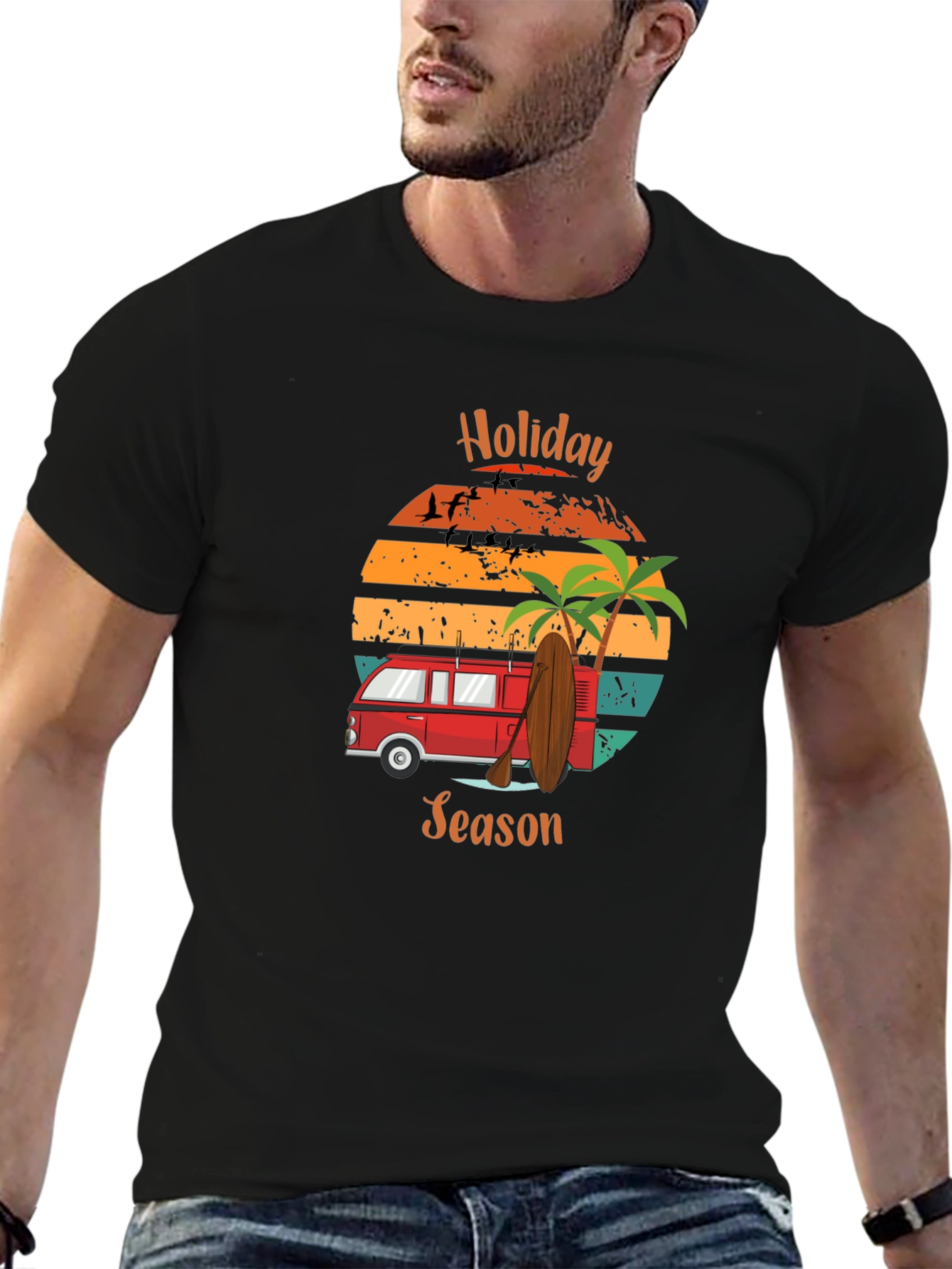 Holiday Season Van Graphic Tee