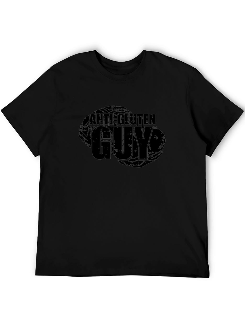 Anti-Gluten Guy Black T-Shirt