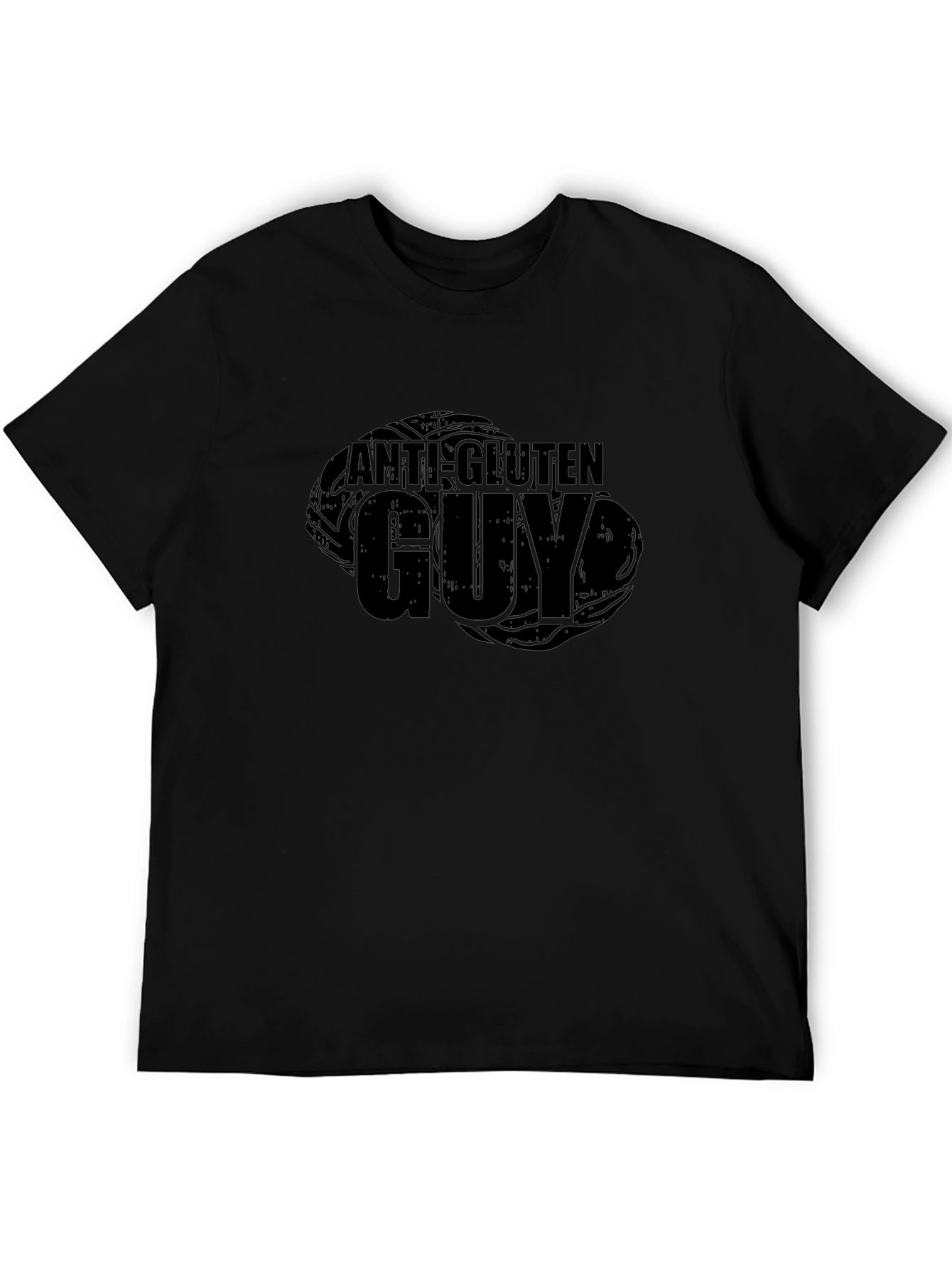 Anti-Gluten Guy Black T-Shirt
