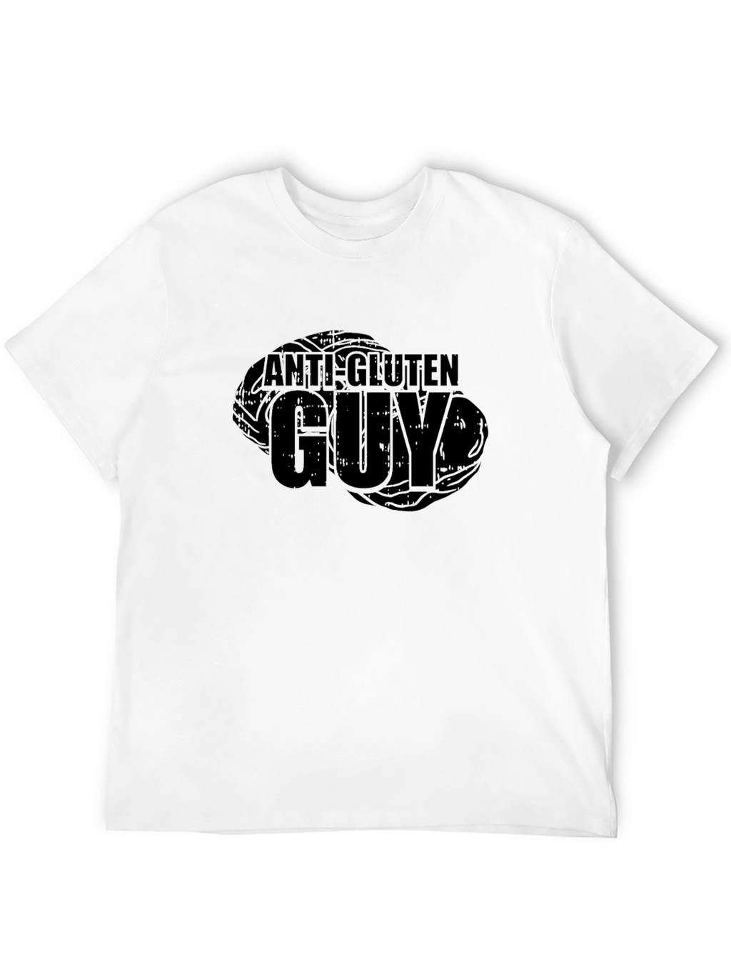 Anti-Gluten Guy Black T-Shirt