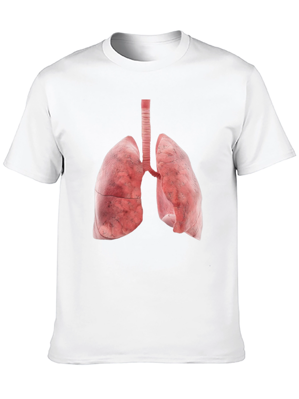 Human Lungs Graphic Tee - Anatomical Design