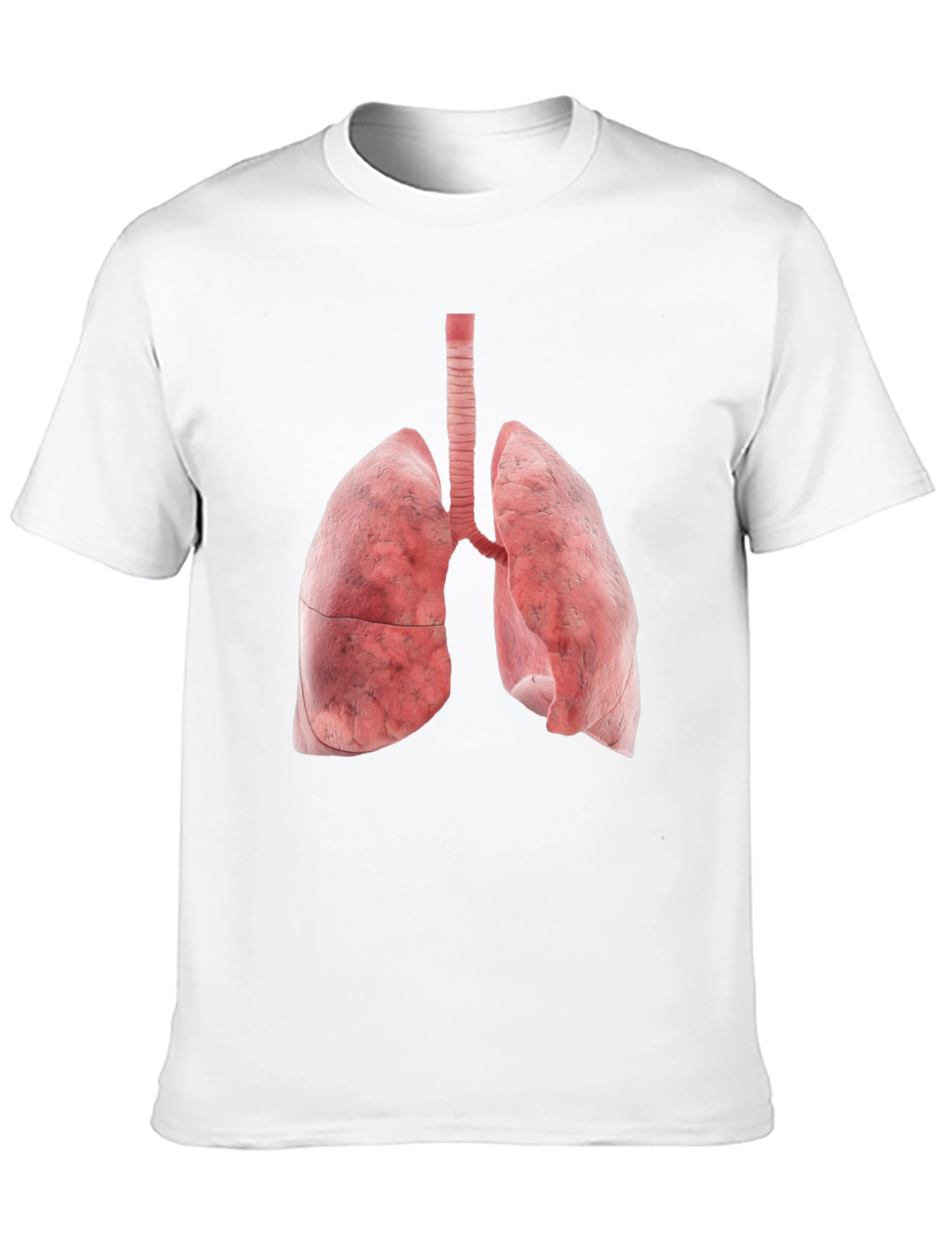 Human Lungs Graphic Tee - Anatomical Design