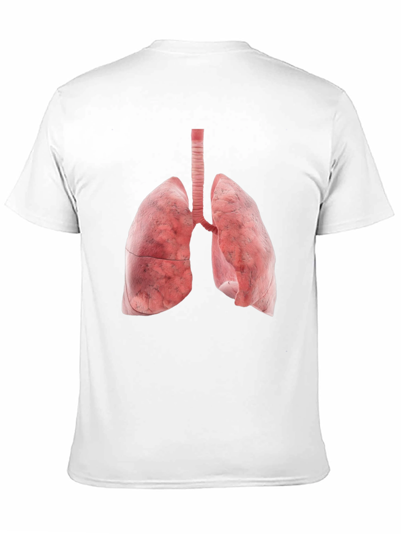 Human Lungs Graphic Tee - Anatomical Design