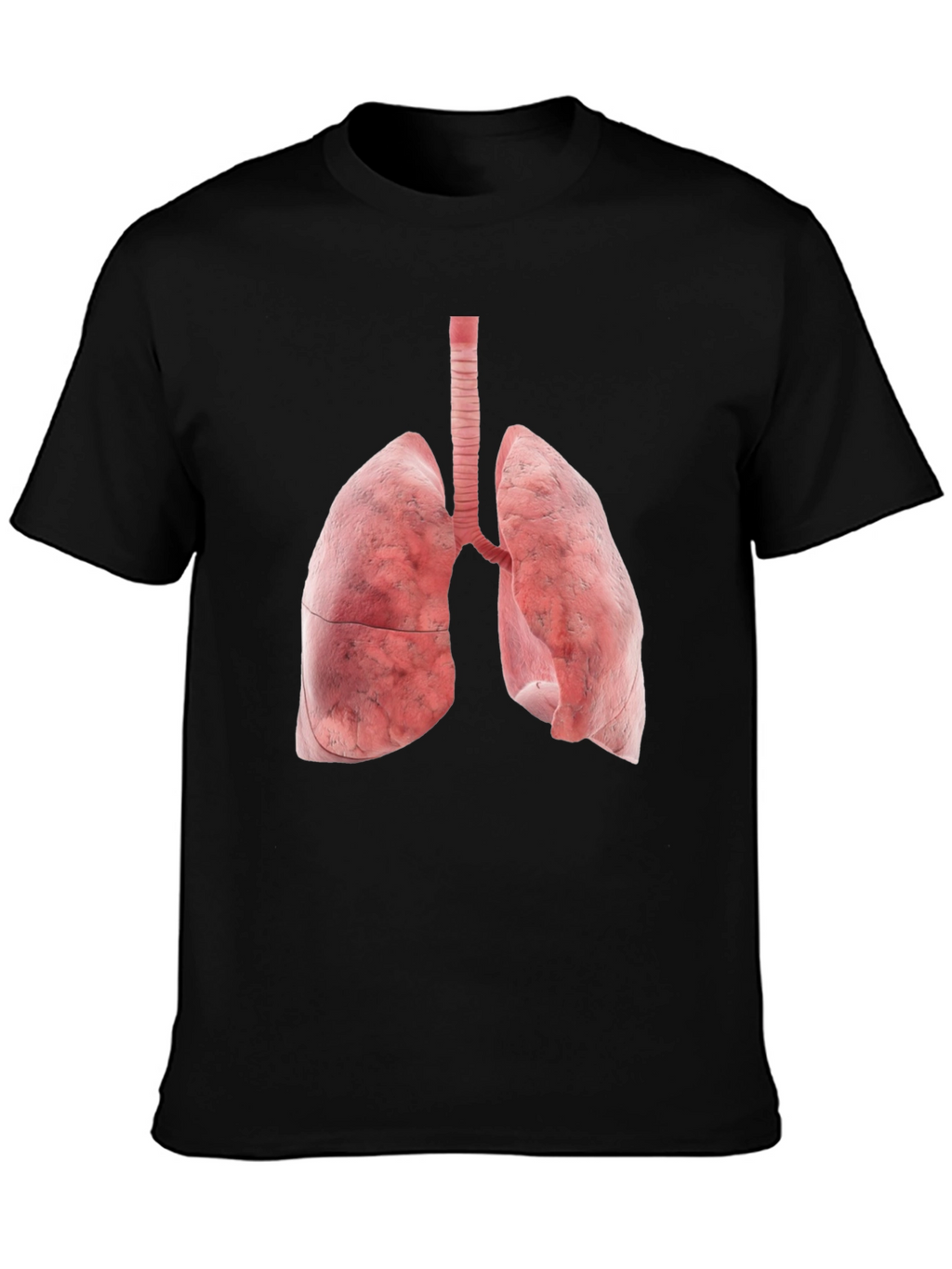 Human Lungs Graphic Tee - Anatomical Design