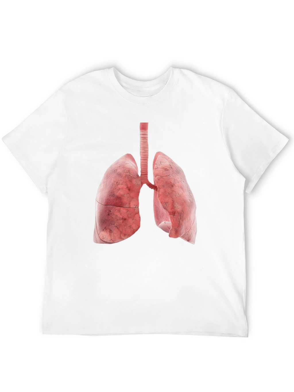 Human Lungs Graphic Tee - Anatomical Design