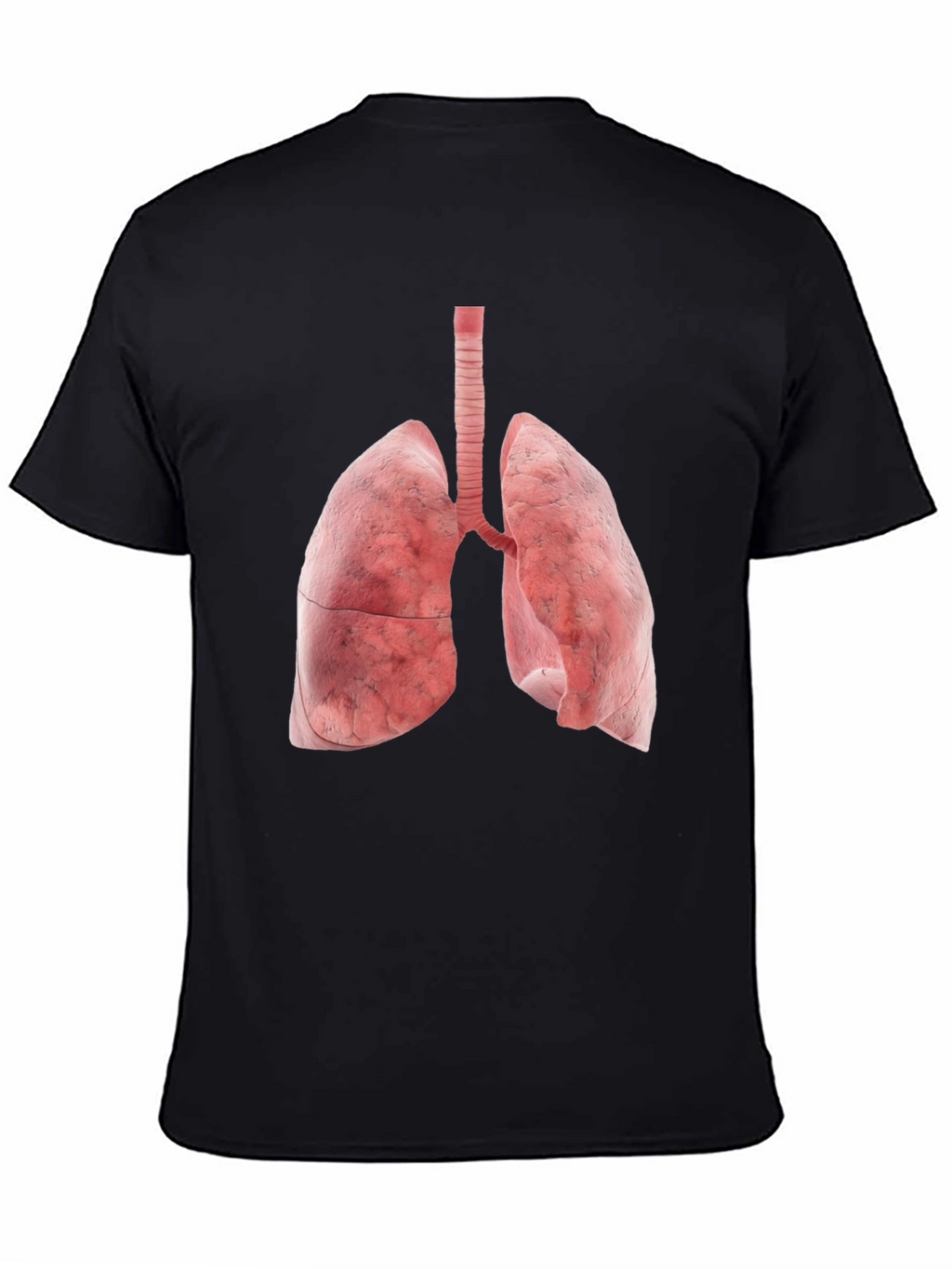 Human Lungs Graphic Tee - Anatomical Design