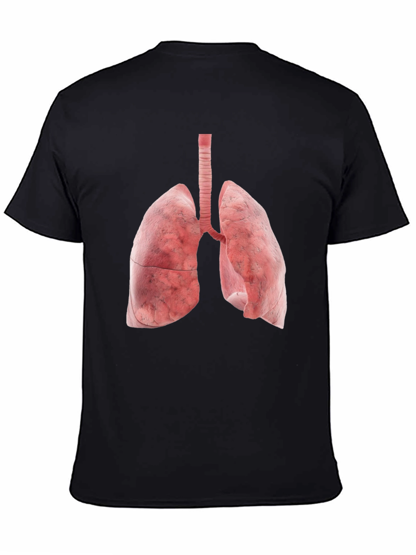 Human Lungs Graphic Tee - Anatomical Design