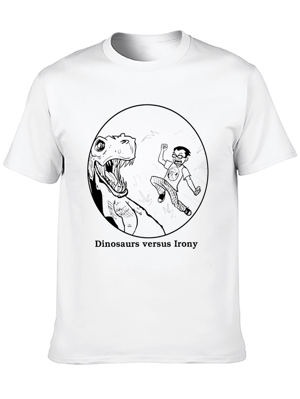 Dinosaurs vs. Irony Graphic Tee