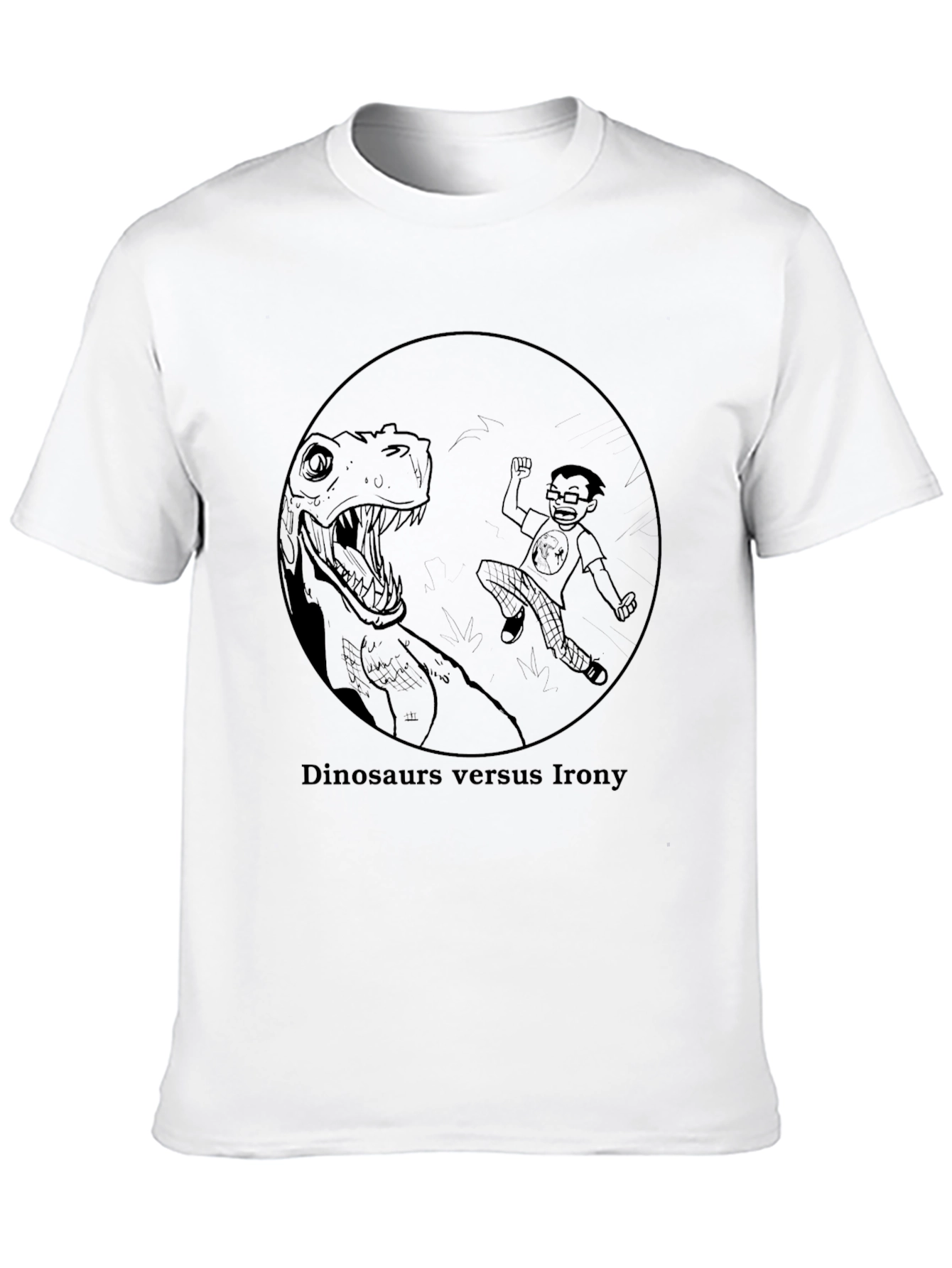 Dinosaurs vs. Irony Graphic Tee