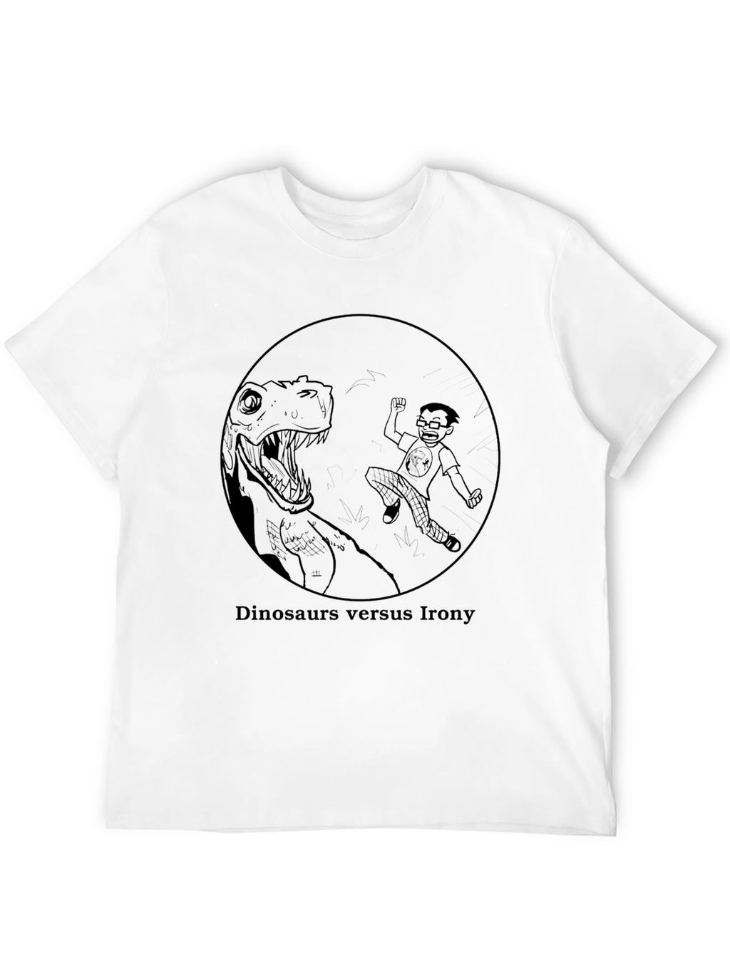 Dinosaurs vs. Irony Graphic Tee