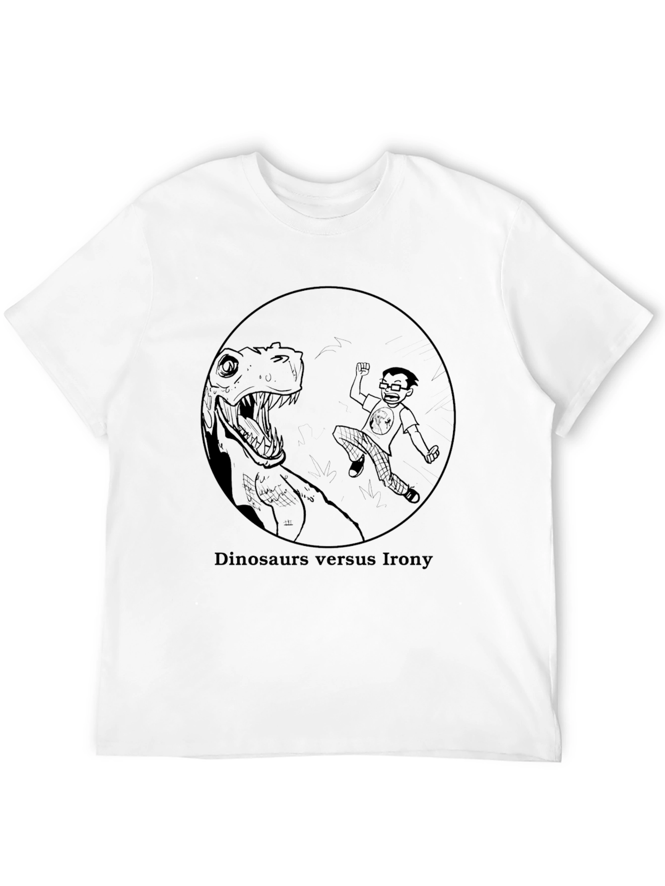 Dinosaurs vs. Irony Graphic Tee