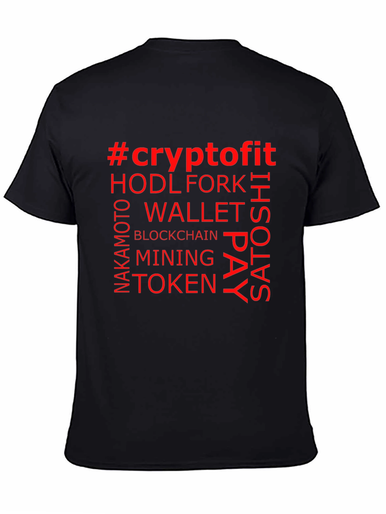 Crypto Fit Black T-Shirt