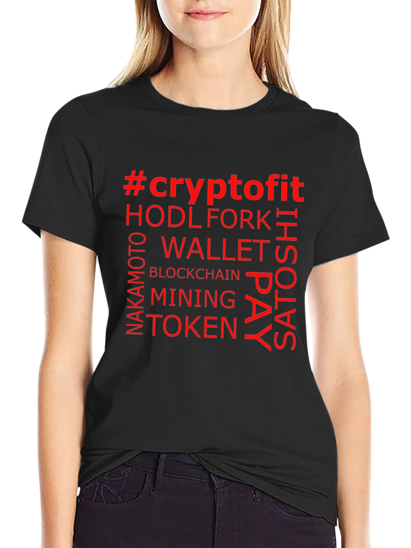 Crypto Fit Black T-Shirt