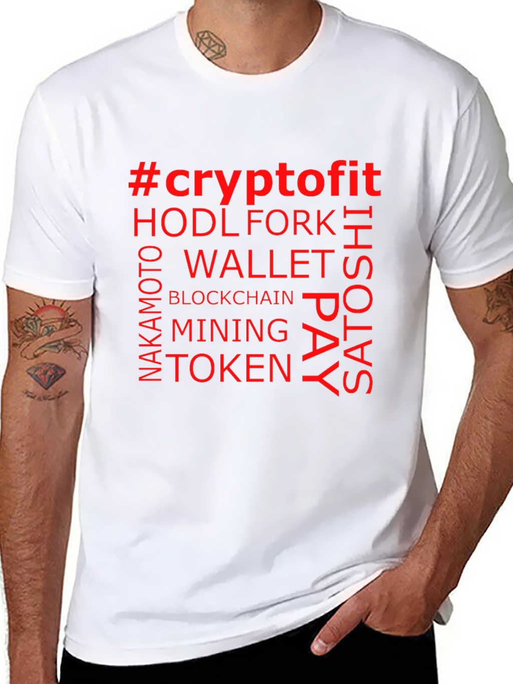 Crypto Fit Black T-Shirt