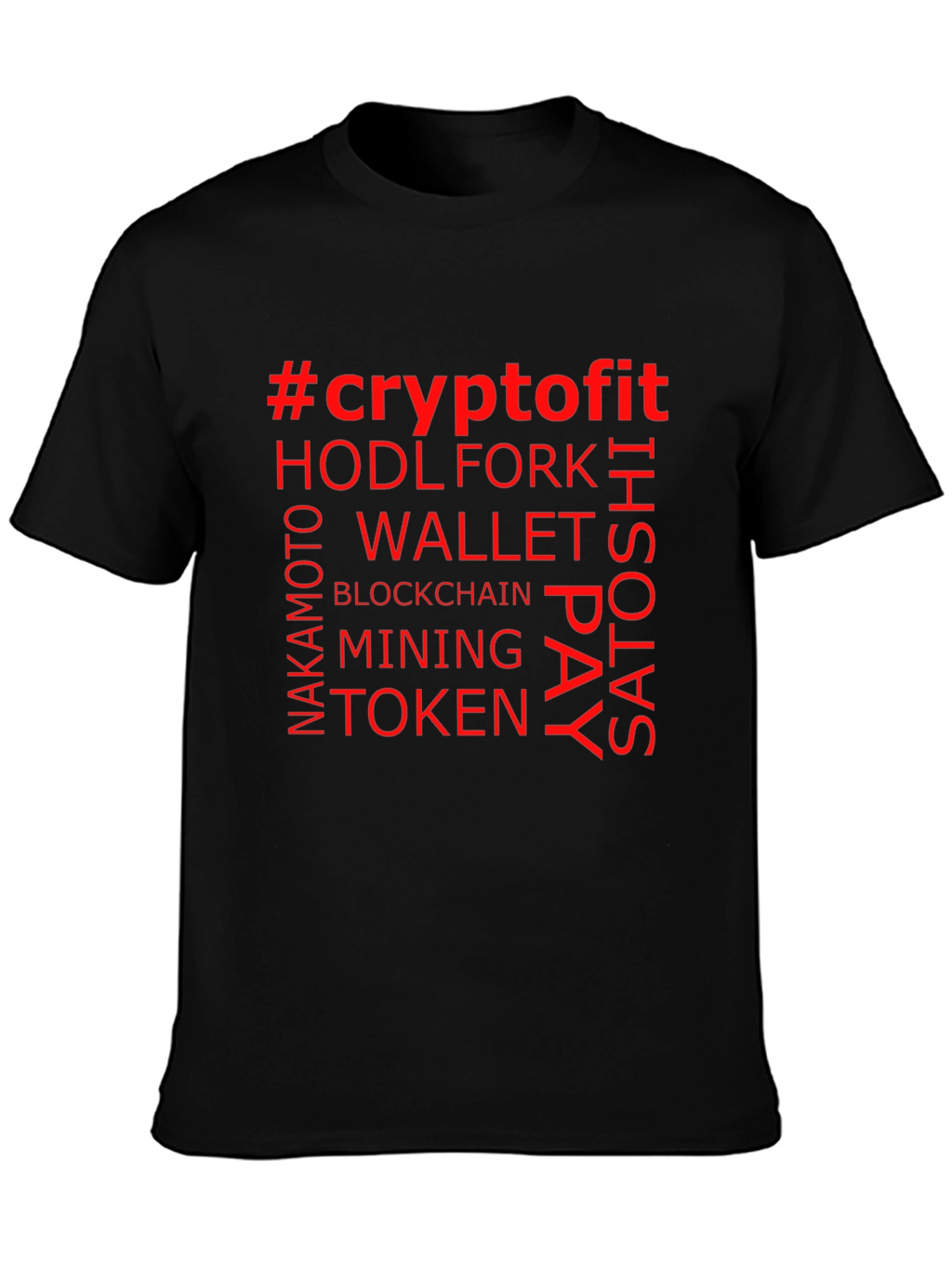 Crypto Fit Black T-Shirt