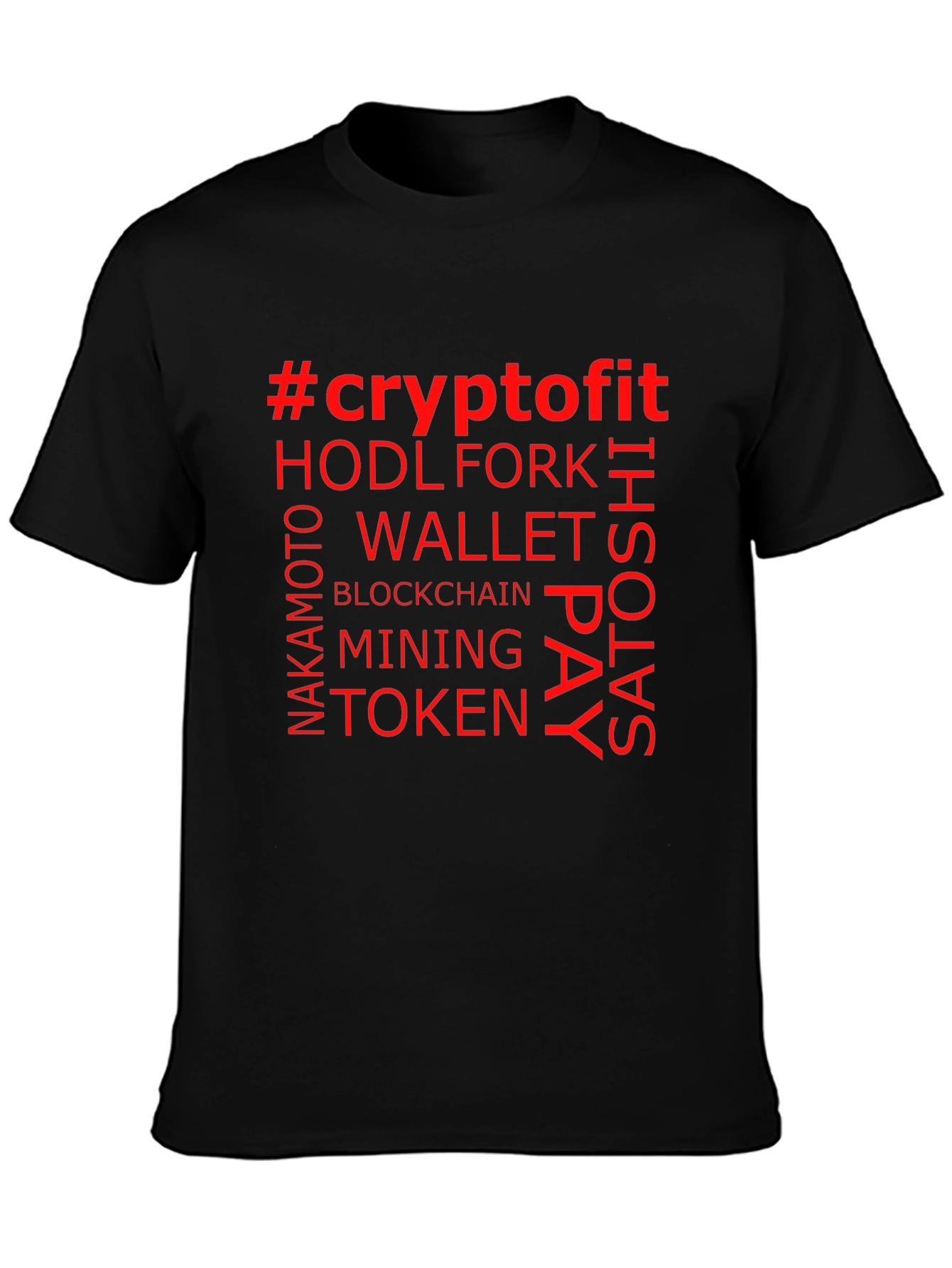 Crypto Fit Black T-Shirt
