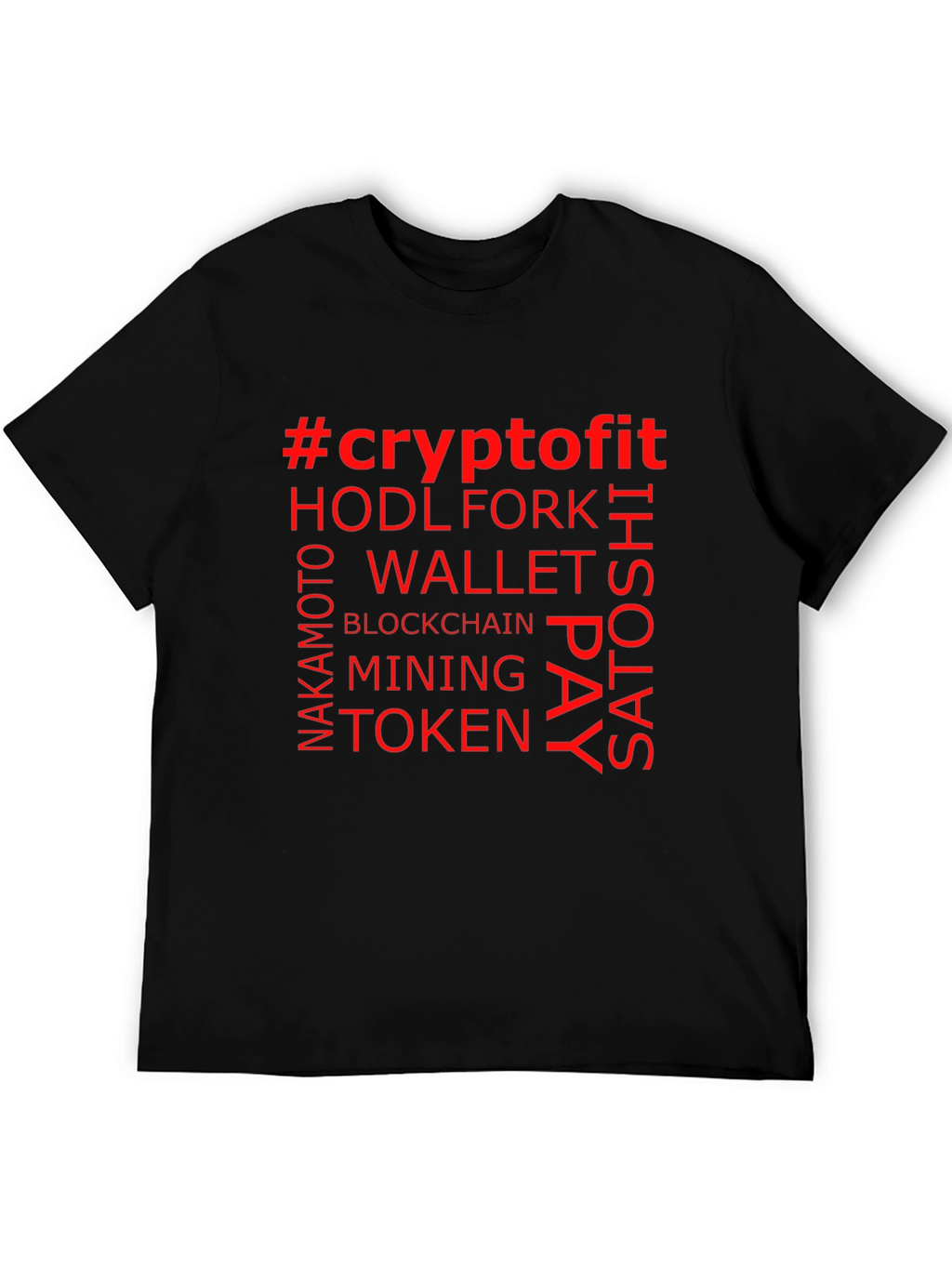 Crypto Fit Black T-Shirt