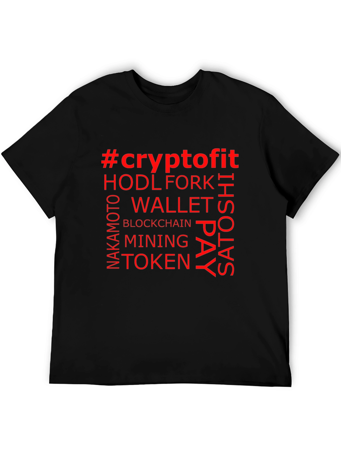 Crypto Fit Black T-Shirt