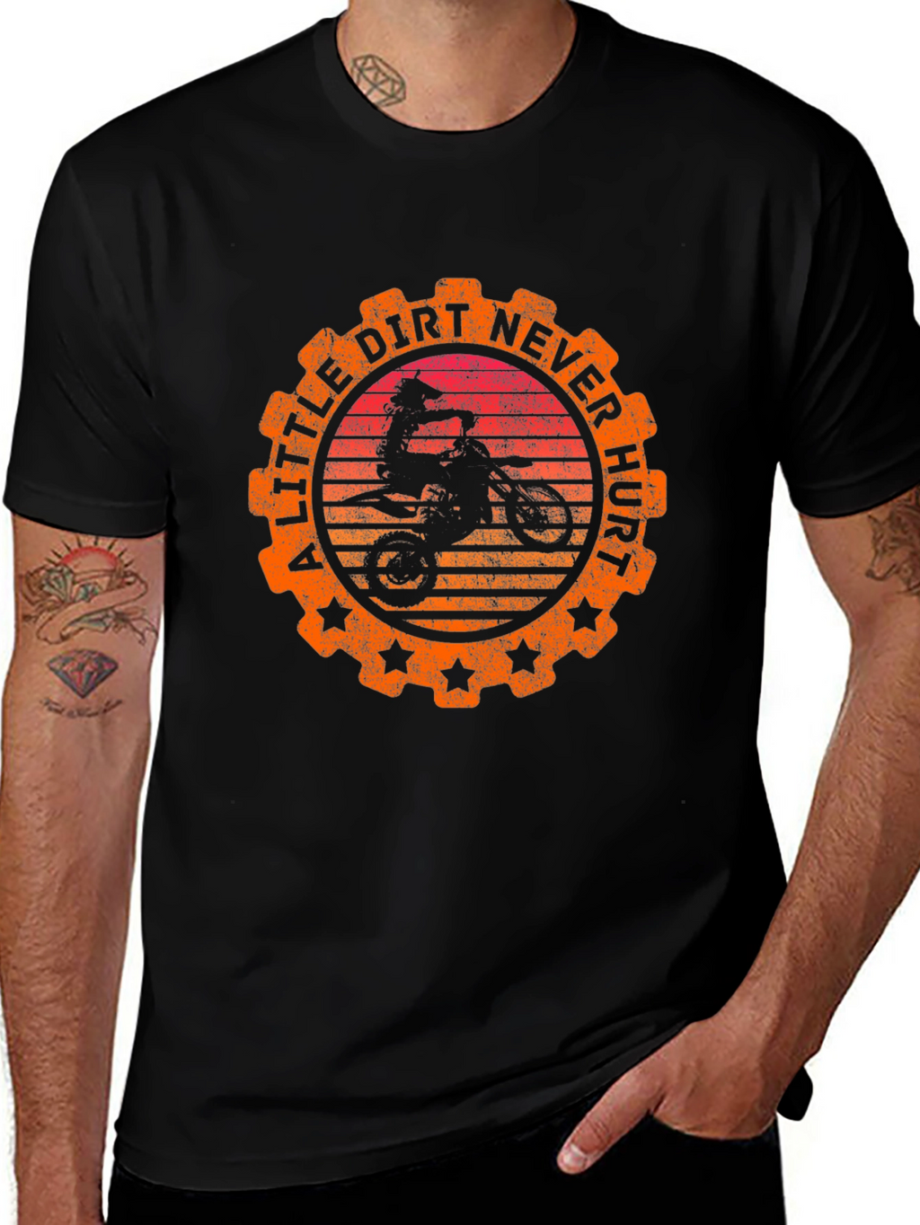 Dirt Never Hurt Graphic Tee - Motocross T-Shirt