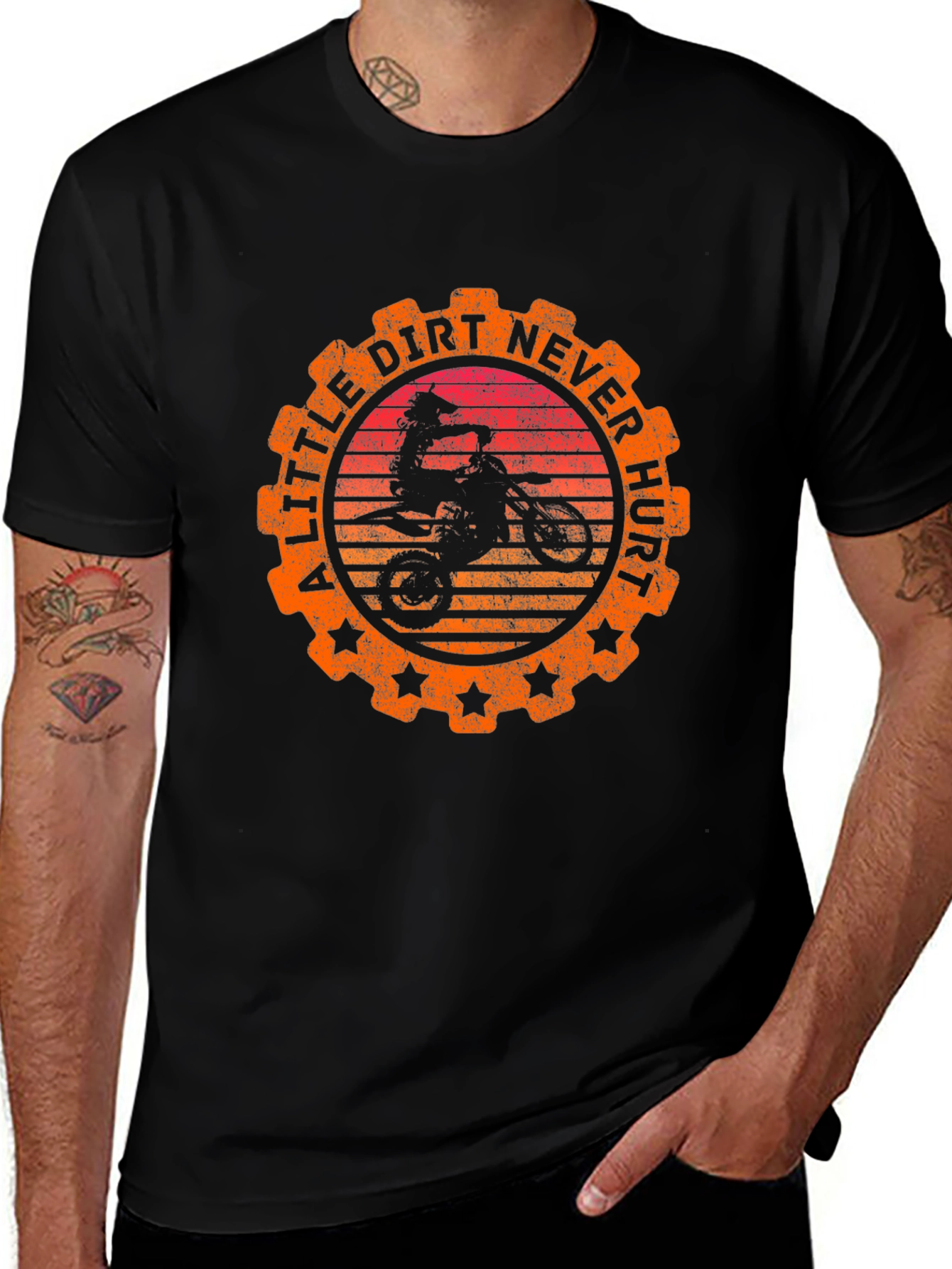 Dirt Never Hurt Graphic Tee - Motocross T-Shirt