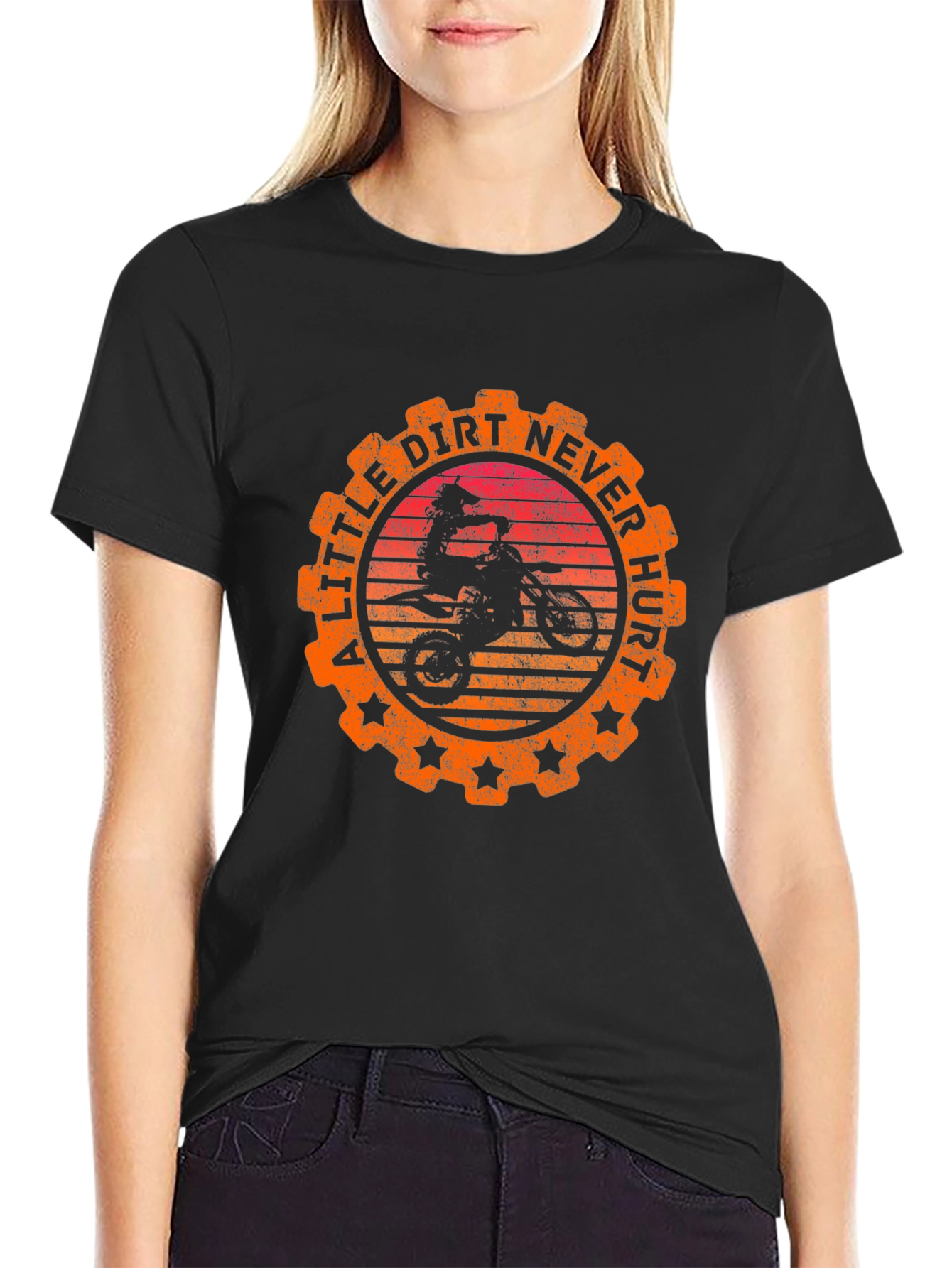 Dirt Never Hurt Graphic Tee - Motocross T-Shirt