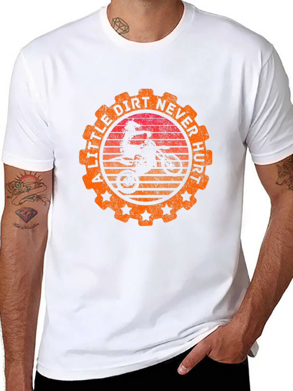 Dirt Never Hurt Graphic Tee - Motocross T-Shirt